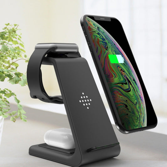 Wireless Charger Stand, Fast Charging Station, Phone Holder